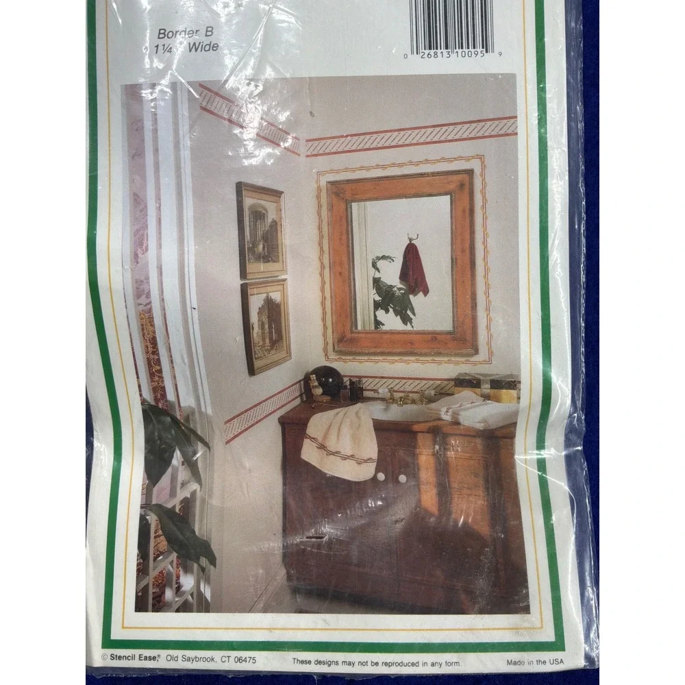 Traditional Unisex Stencil Ease Gentlemans Choice Stencil OS White HV-55